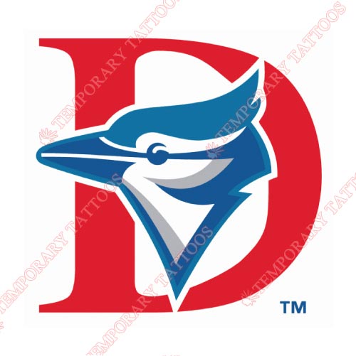Dunedin Blue Jays Customize Temporary Tattoos Stickers NO.7900